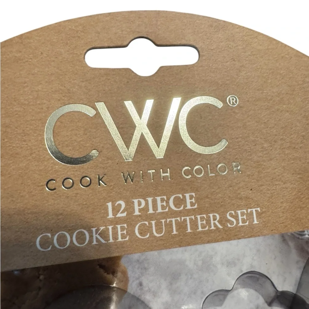 CWC Set of Spatula & Cookie‎ Cutter and Set of 12 Cookie Cutters NWT
